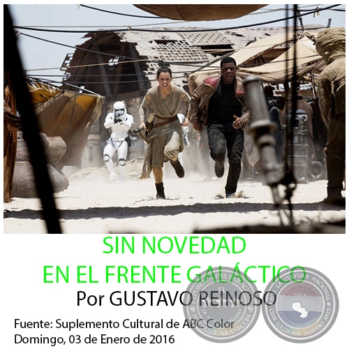 SIN NOVEDAD EN EL FRENTE GALÁCTICO - Por GUSTAVO REINOSO - Domingo, 03 de Enero de 2016